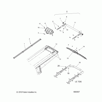 BODY, BUMPER, REAR, SNOWFLAP and TAILLIGHT COVER - S17EGK8/EGM8/EGP8 ALL OPTIONS (600357)