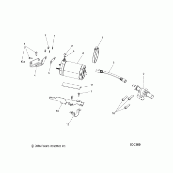 ENGINE, STARTER MOTOR - S20DCH6PS W/E.S. (600369)