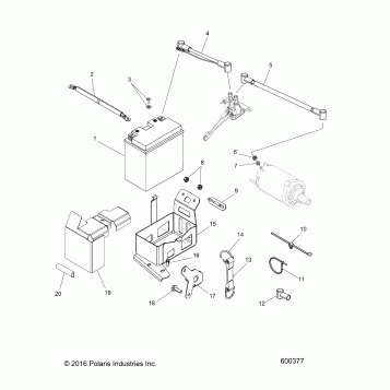 ELECTRICAL, BATTERY BOX  ASM. - S17CBA5 ALL OPTIONS (600377)