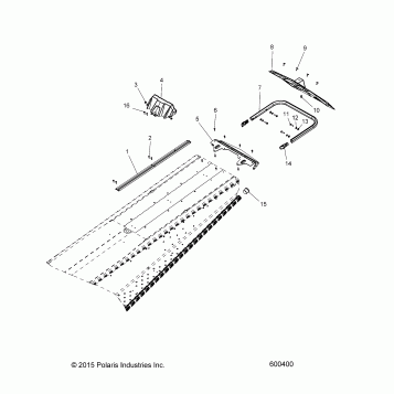 BODY, BUMPER, REAR, SNOWFLAP and TAILLIGHT COVER - S17CEE5BSL (600400)