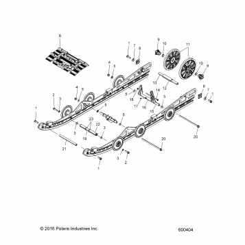 SUSPENSION, REAR and TRACK - S17CED5 ALL OPTIONS (600404)