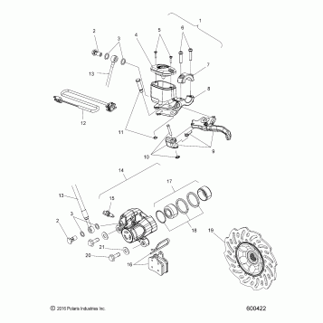 BRAKES, BRAKE SYSTEM - S17EHP8P ALL OPTIONS (600422)