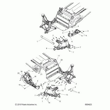 CHASSIS, BULKHEAD ASM. - S17EHP8P ALL OPTIONS (600423)