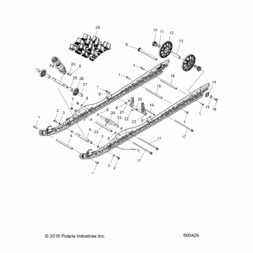 SUSPENSION, REAR - S21EHK8RC ALL OPTIONS (600429)