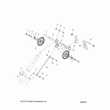 SUSPENSION, TORQUE ARM, REAR - S17EHP8P ALL OPTIONS (600431)