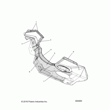 BODY, FENDERS, RH FOIL - S26MDX6DSA (600485)