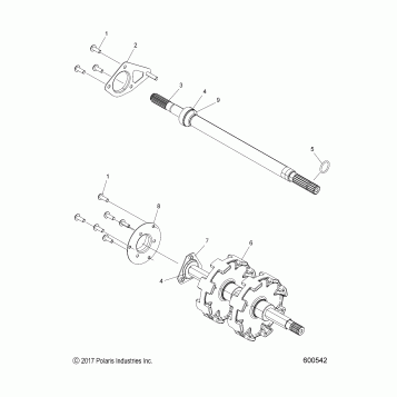DRIVE TRAIN, JACKSHAFT and DRIVESHAFT - S20DCH6PS ALL OPTIONS (600542)