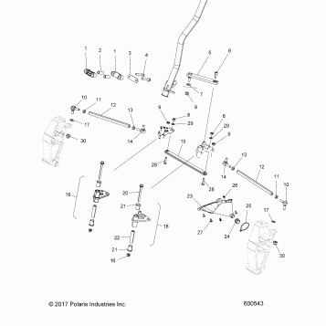 STEERING, LOWER - S18DCH8PS ALL OPTIONS  (600543)