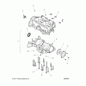 ENGINE, CRANKCASE - S18DCH8PS ALL OPTIONS (600545)
