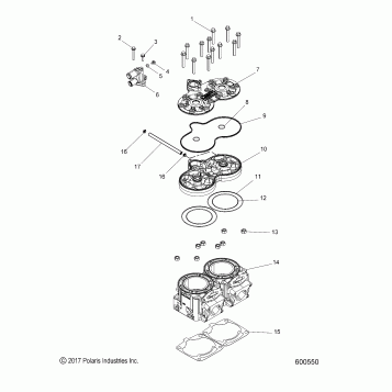 ENGINE, CYLINDER - S20DCH6PS ALL OPTIONS (600550)