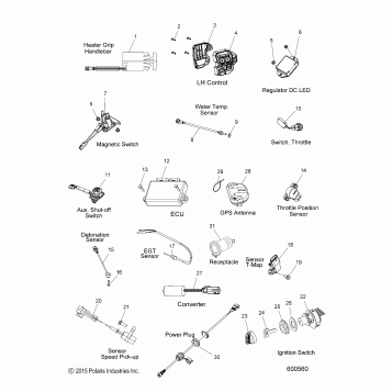 ELECTRICAL, SWITCHES, SENSORS and COMPONENTS - S20EDE8PS ALL OPTIONS (600560)