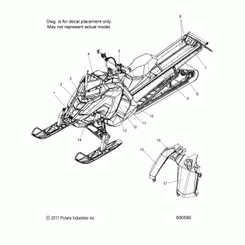 BODY, DECAL - S18EFS8PSL (600580)