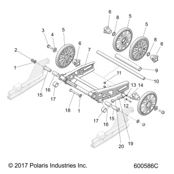 SUSPENSION EXTENSION - S19FJB8/FJE8/FJP8 ALL OPTIONS (600586C)