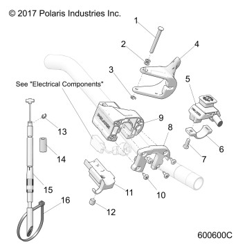 ENGINE, THROTTLE CONTROL ASM. - S19FJB8/FJE8/FJP8 ALL OPTIONS (600600C)