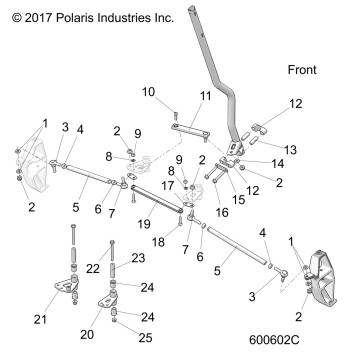 STEERING, LOWER - S19FJB8/FJE8/FJP8 ALL OPTIONS (600602C)