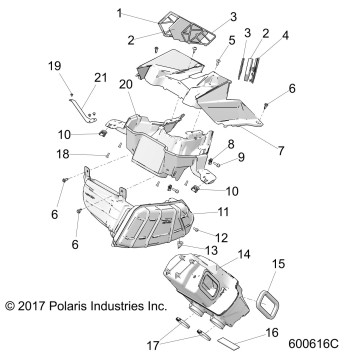 ENGINE, AIR INTAKE SYSTEM - S19FJB8/FJE8/FJP8 ALL OPTIONS (600616C)