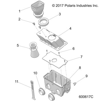 ENGINE, AIR BOX - S17CBA5 ALL OPTIONS (600617C)