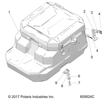 BODY, CARGO BOX OPTION - S19FJE8PSL (600624C)