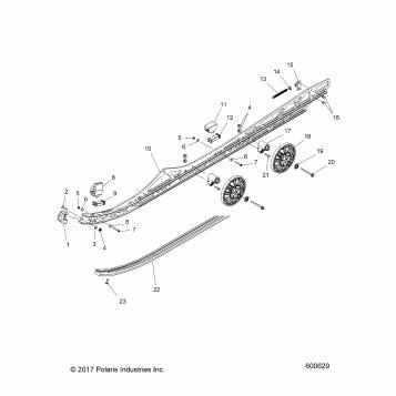 SUSPENSION, RAIL MOUNTING - S19EFS8PS ALL OPTIONS (600629)