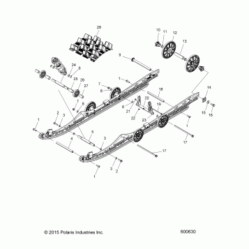 SUSPENSION, REAR - S20EFS8P ALL OPTIONS (600630)