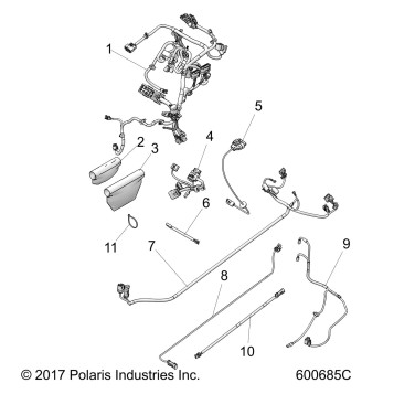 ELECTRICAL, WIRE HARNESS - S19FJB8/FJE8/FJP8 ALL OPTIONS (600685C)