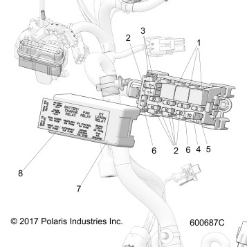 ELECTRICAL, FUSE BLOCK/FUSES - S19FJB8/FJE8/FJP8 ALL OPTIONS (600687C)