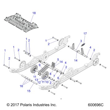 SUSPENSION, REAR - S19FJB8/FJE8/FJP8 ALL OPTIONS (600696C)