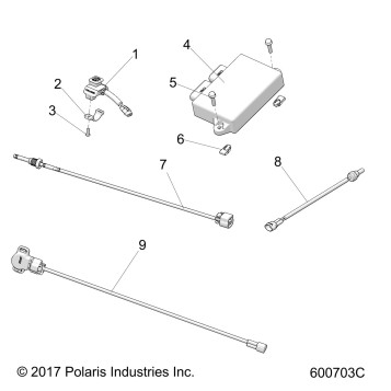 ELECTRICAL, SWITCHES, SENSORS and COMPONENTS 2 - S19FJB8/FJE8/FJP8 ALL OPTIONS (600703C