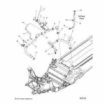 ENGINE, COOLING SYSTEM - S18EGK8P/EGM8P ALL OPTIONS (600709)