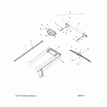 BODY, BUMPER, REAR, SNOWFLAP and TAILLIGHT COVER - S18ELS8P ALL OPTIONS (600028)