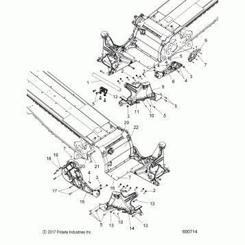 CHASSIS, BULKHEAD ASM. - S18EER6PSA/PSL/PEL (600714)