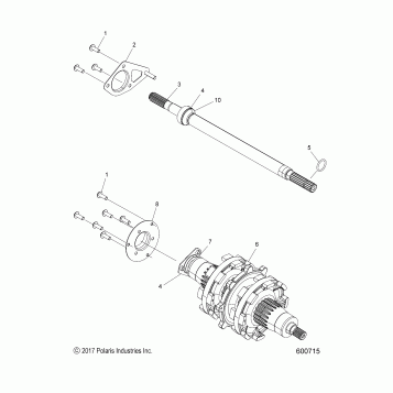 DRIVE TRAIN, JACKSHAFT and DRIVESHAFT - S18ELS8P ALL OPTIONS (600715)