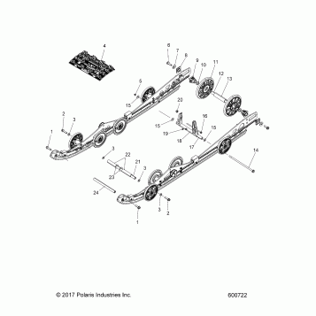 SUSPENSION, REAR - S19ELS8R ALL OPTIONS (600722)
