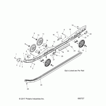 SUSPENSION, RAIL MOUNTING - S18EEC8P ALL OPTIONS (600251)