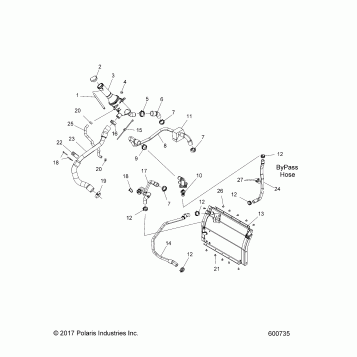 ENGINE, COOLING SYSTEM - S18EEC8P ALL OPTIONS (600735)