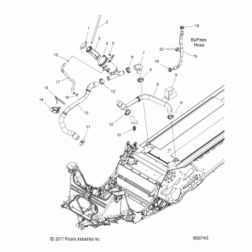 ENGINE, COOLING SYSTEM - S18EFT8P ALL OPTIONS (600743)