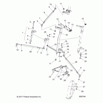 STEERING, LOWER - S18EFT8P ALL OPTIONS (600575)