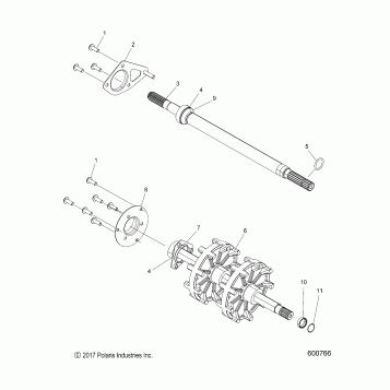 DRIVE TRAIN, JACKSHAFT and DRIVESHAFT - S18EER6PSA/PSL/PEL (600766)