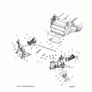 CHASSIS, BULKHEAD ASM. - S17CED5 ALL OPTIONS (600781)