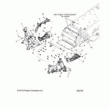CHASSIS, BULKHEAD ASM. - S18CBA6GS/CBB6GS ALL OPTIONS (600787)