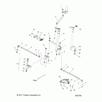 STEERING, LOWER - S18CBA6GS/CBB6GS ALL OPTIONS (600790)