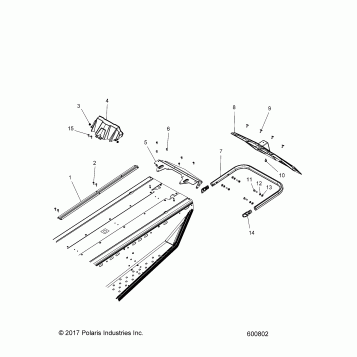 BODY, BUMPER, REAR, SNOWFLAP and TAILLIGHT COVER - S18CBA6GS/CBB6GS ALL OPTIONS (600802)
