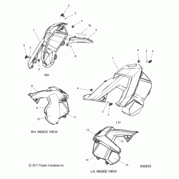 BODY, SIDE PANELS - S21EDP6PS ALL OPTIONS (600835)