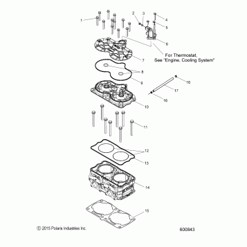 ENGINE, CYLINDER - S17EEC8 ALL OPTIONS (49SNOWCYLINDER158CH)