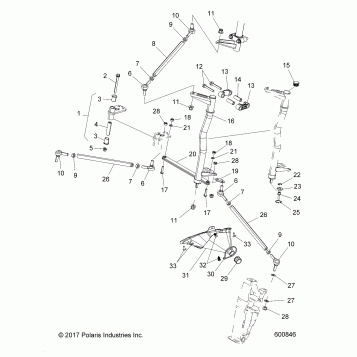 STEERING, LOWER - S22EFA8RS/EFB8RS ALL OPTIONS (600575)