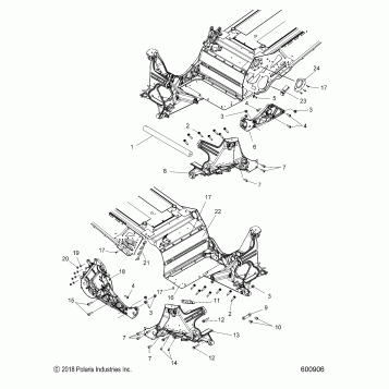 CHASSIS, BULKHEAD ASM. - S20EHM8PS ALL OPTIONS (600906)