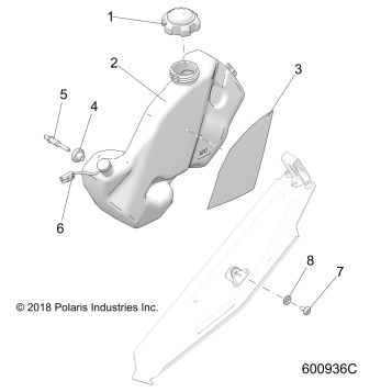 ENGINE, OIL BOTTLE ASM. - S20EKL8RS ALL OPTIONS (600936C)