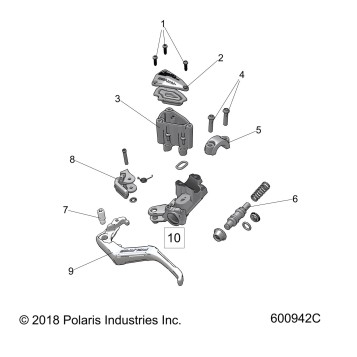 BRAKES, MASTER CYLINDER ASM. - S20EKL8RS ALL OPTIONS (600942C)