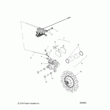 BRAKES, BRAKE SYSTEM - S19ELS8R ALL OPTIONS (600943)