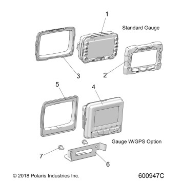 ELECTRICAL, MULTI FUNCTION GAUGE - S20DCH6PS ALL OPTIONS (600947C)